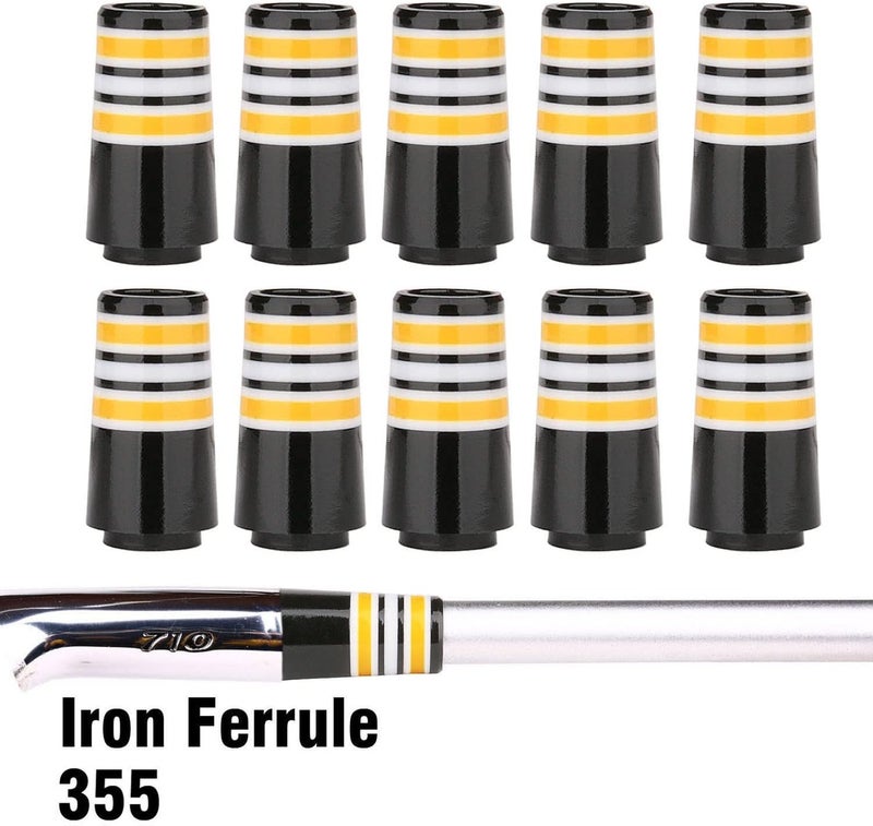 Golf Builder 10pcs Custom Tip .355 Golf Ferrules for Taper Tip Iron Wedge - Image 3